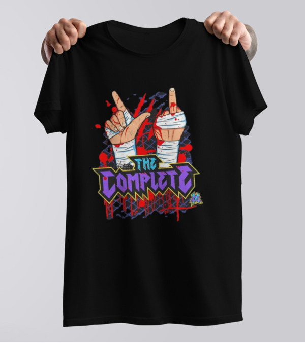 The Complete Matt Cardona Wrestling Tribute With Bloody Bandaged Hands T-Shirt