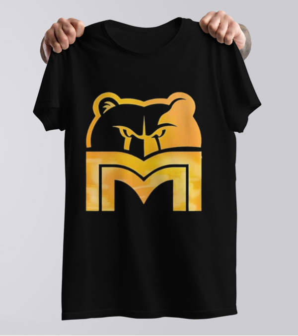 Memphis Grizzlies Playoff Pick Em 2025 Bear Head Logo T-Shirt