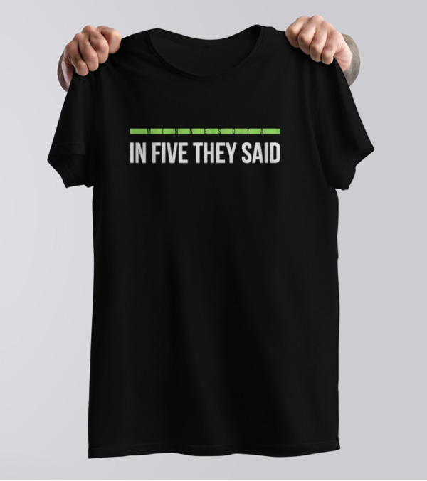 Minnesota Timberwolves In Five They Said NBA Playoffs Reference T-Shirt