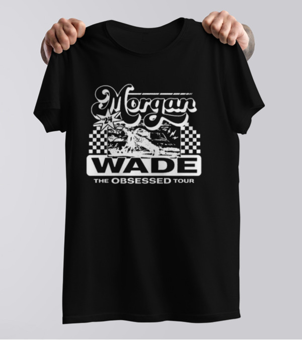 Morgan Wade The Obsessed Tour 2024 Racing Checkered Flag T-Shirt