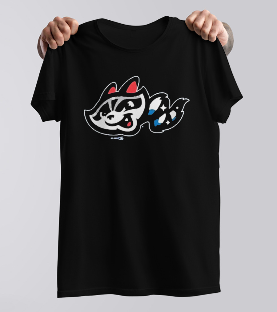 Rocket City Trash Pandas Raccoon Mascot Royal Home T-Shirt