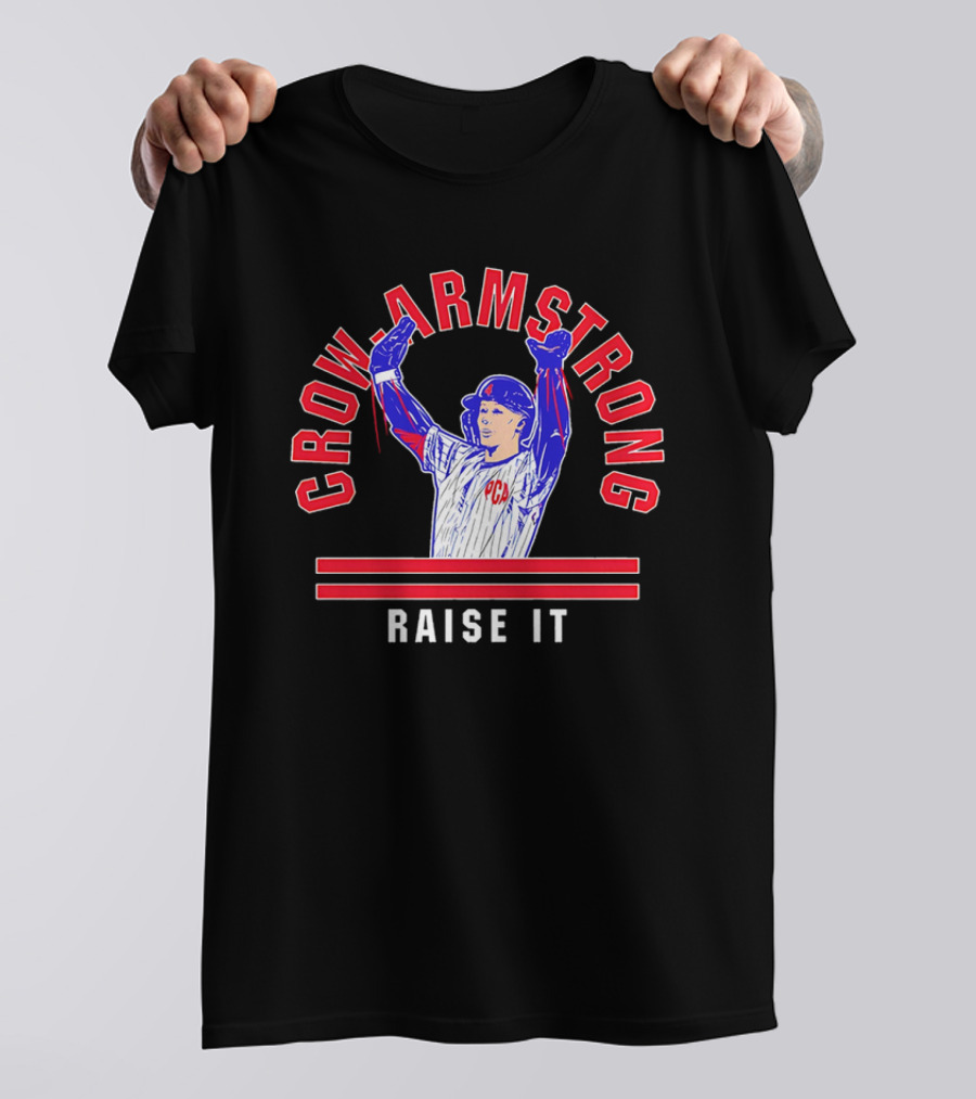 Crow-Armstrong PCA Raise It Baseball Victory Icon T-Shirt
