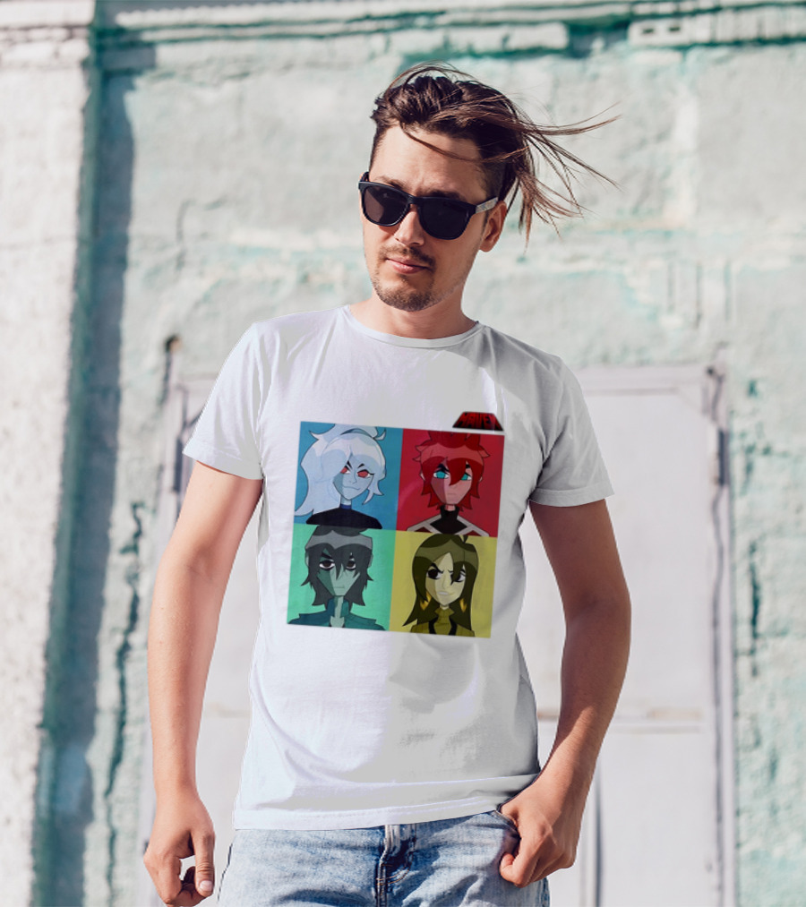 HAVEN Character Cast Art Style With Four Characters T-Shirt