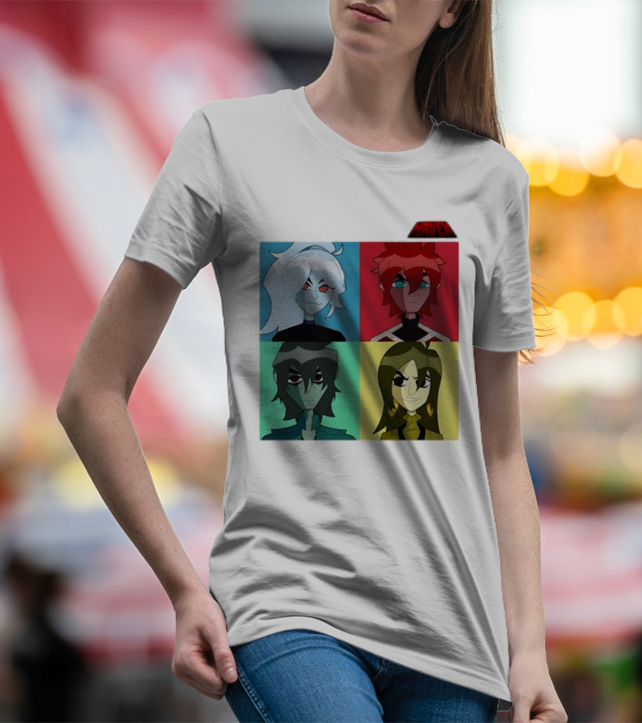 HAVEN Character Cast Art Style With Four Characters T-Shirt