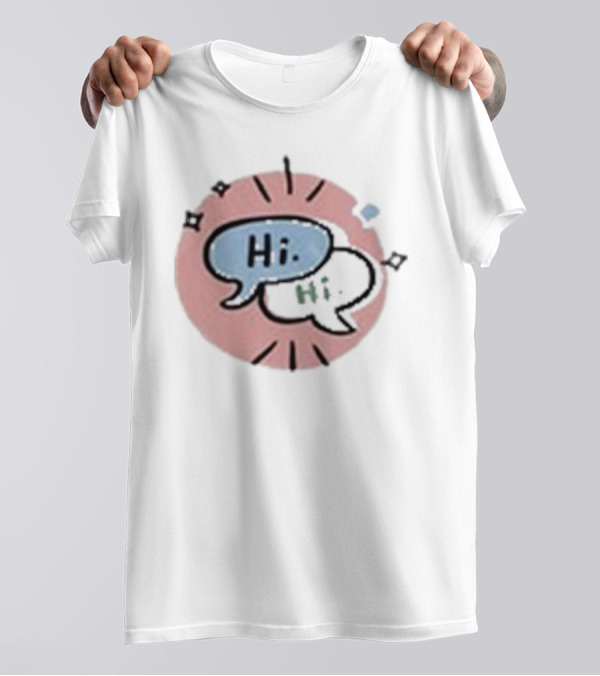 Heartstopper Hi Hi Love Story Conversation Bubbles T-Shirt