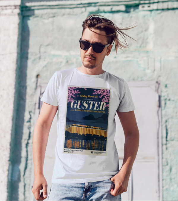 Friday March 28 An Evening With Guster National Symphony Orchestra Kennedy Center Washington DC T-Shirt