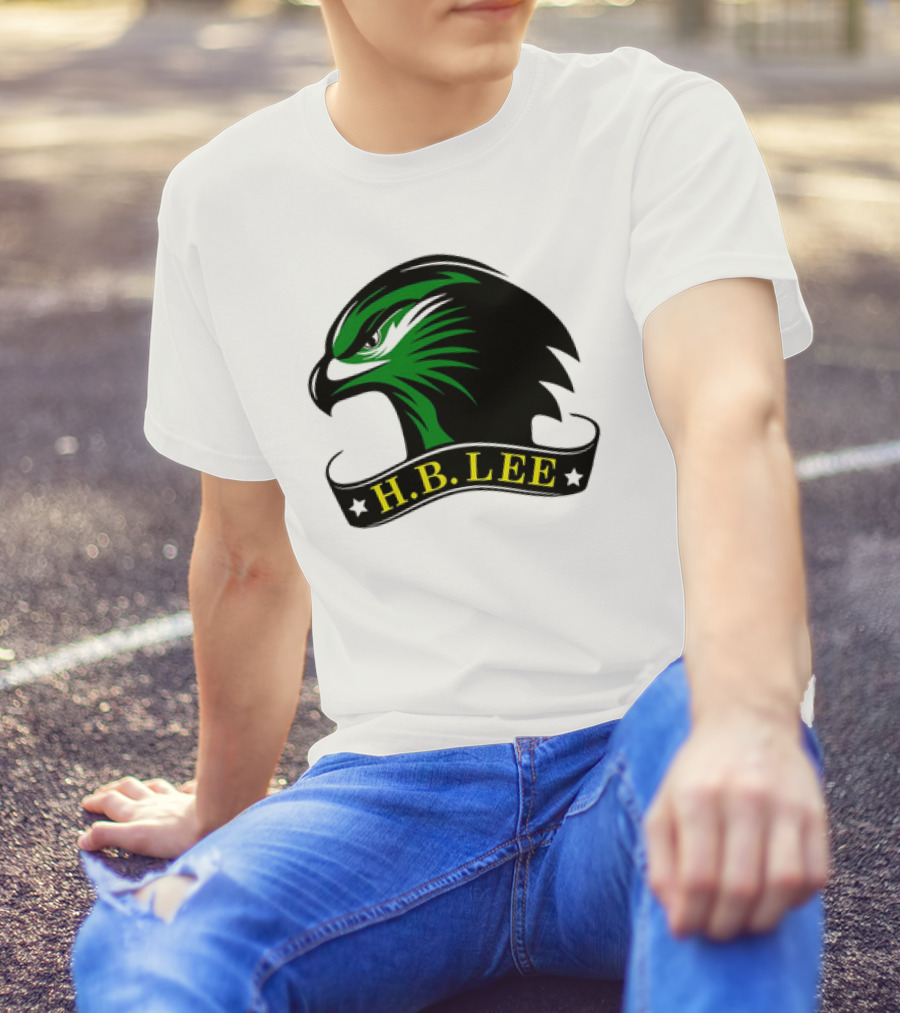 H.B. Lee Green Eagle Emblem T-Shirt