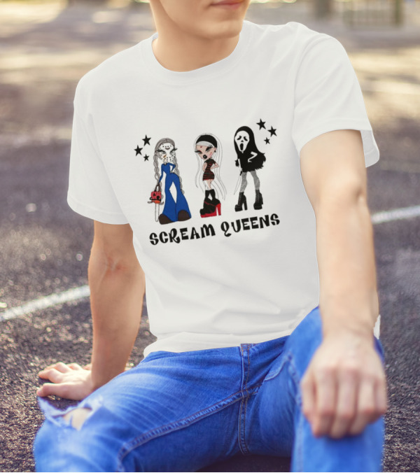 Halloween Dolls Queen Spooky Cricut Sublimation Craft Design T-Shirt