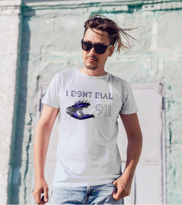 I Don't Dial 911 Halo Needler T-Shirt