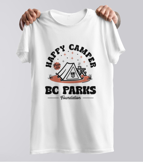 Happy Camper Fresh Air BC Parks T-Shirt