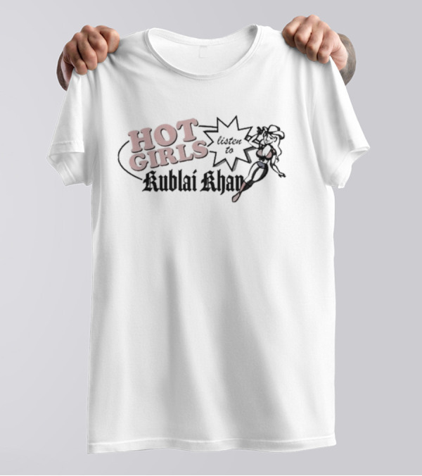 Hot Girls Listen To KKTX Sunburst Design With Fiery Text And Star Graphic T-Shirt