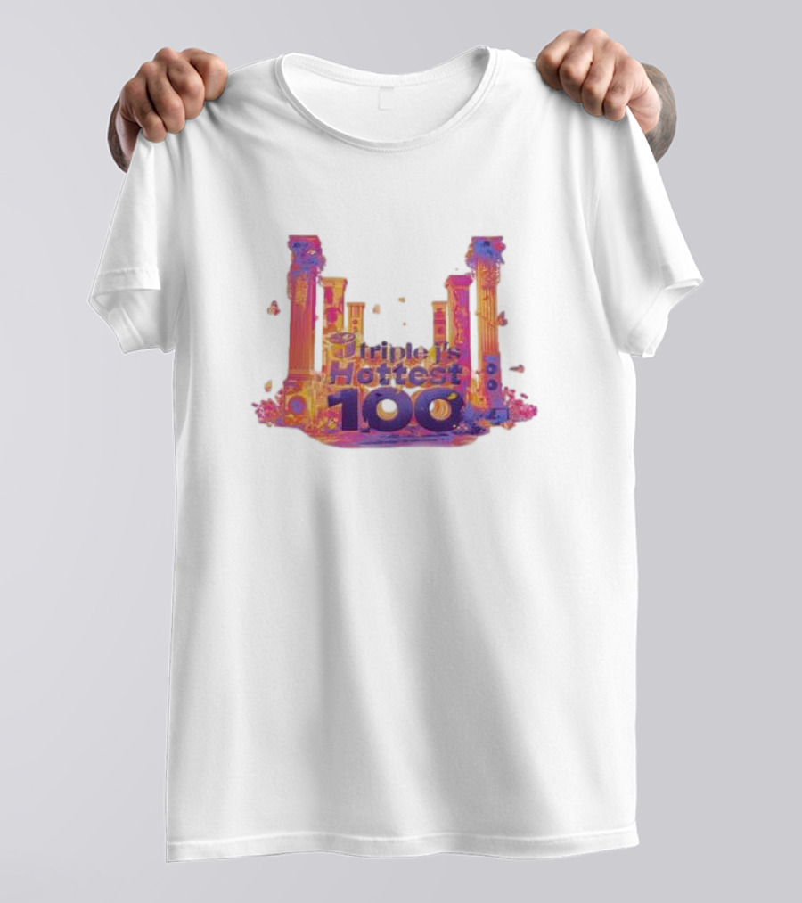 Triple J's Hottest 100 2024 White T-Shirt