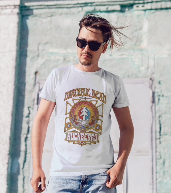 Grateful Dead Huckberry Steal Your Face Iconic Collaboration T-Shirt