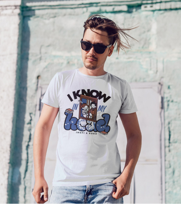 I Know In My Head Inupi And Koko Retro Comic Style T-Shirt