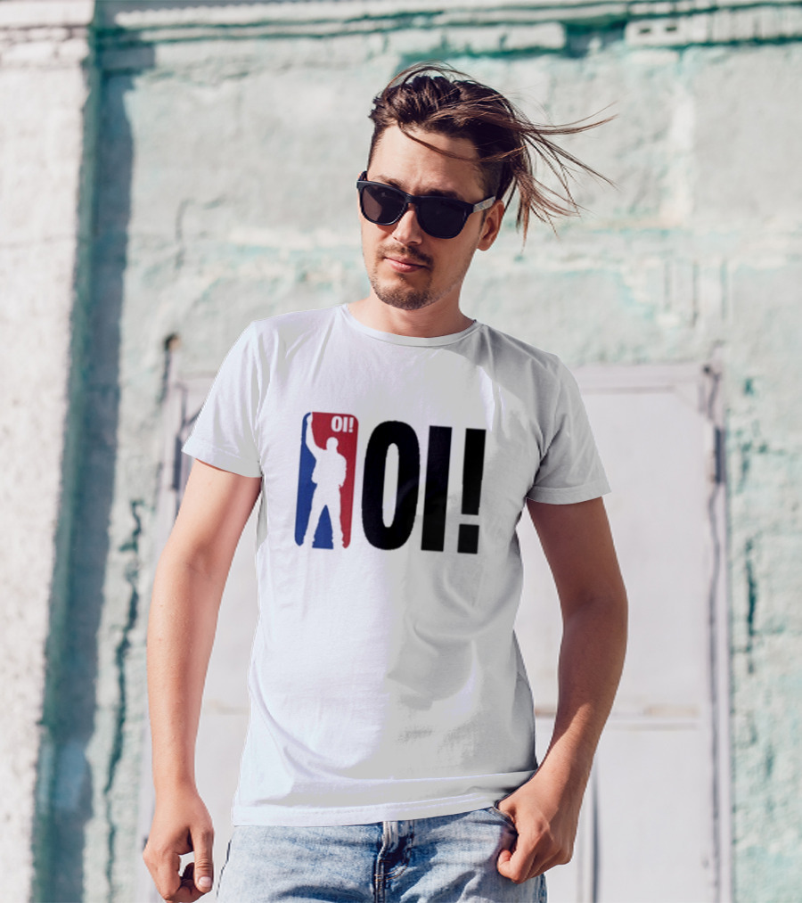 I Think We're Gonna Be Okay Red Blue Silhouette T-Shirt