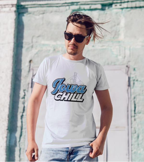 Iowa Chill Beer Coors-Inspired Retro Style T-Shirt