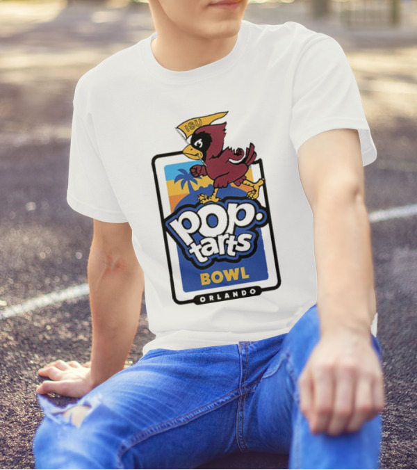 Iowa State Cyclones ISU Pop Tarts Bowl Orlando 2024 Vintage Palm Tree Sunset T-Shirt