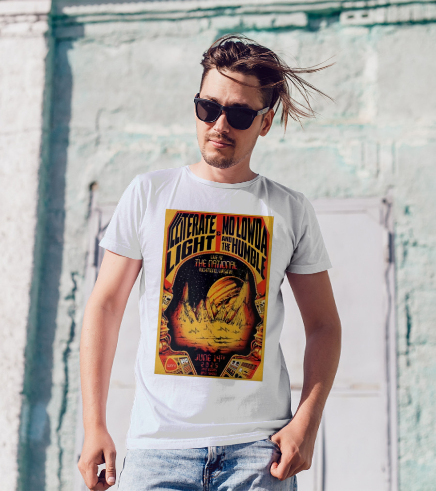 Illiterate Light Mo Lowda The Humble Live At The National Richmond Virginia June 14 2025 T-Shirt
