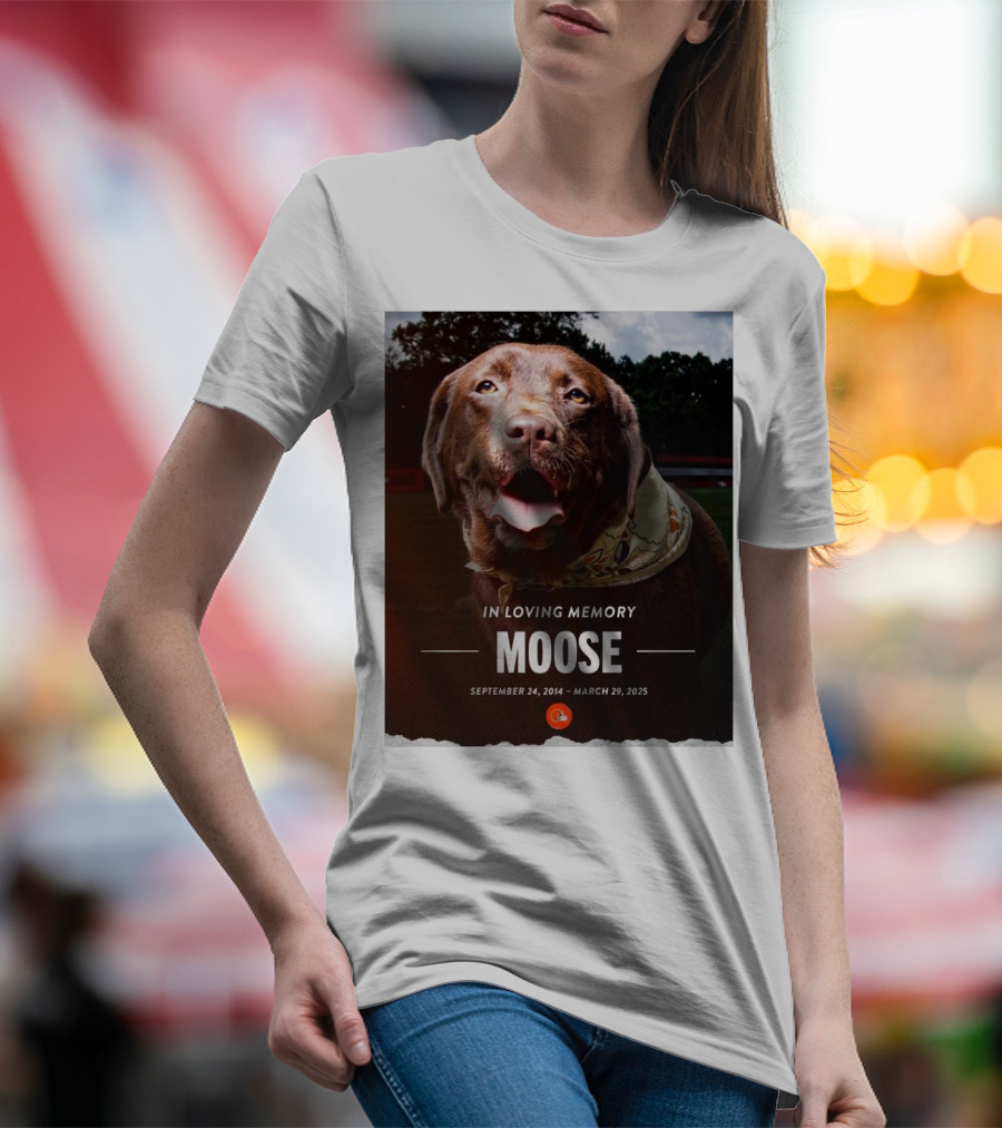 Cleveland Browns NFL In Loving Memory Moose September 24 2014 March 29 2025 Hard Knocks Star T-Shirt