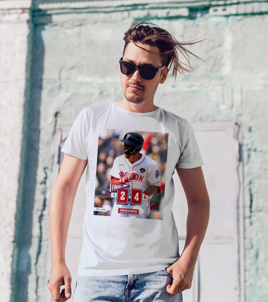 Boston Red Sox Victory Over Chicago White Sox 4-2 Marathon Monday Apr 21 2025 T-Shirt
