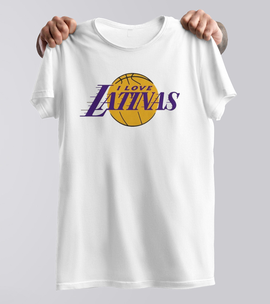 LA Basketball I Love Latinas T-Shirt