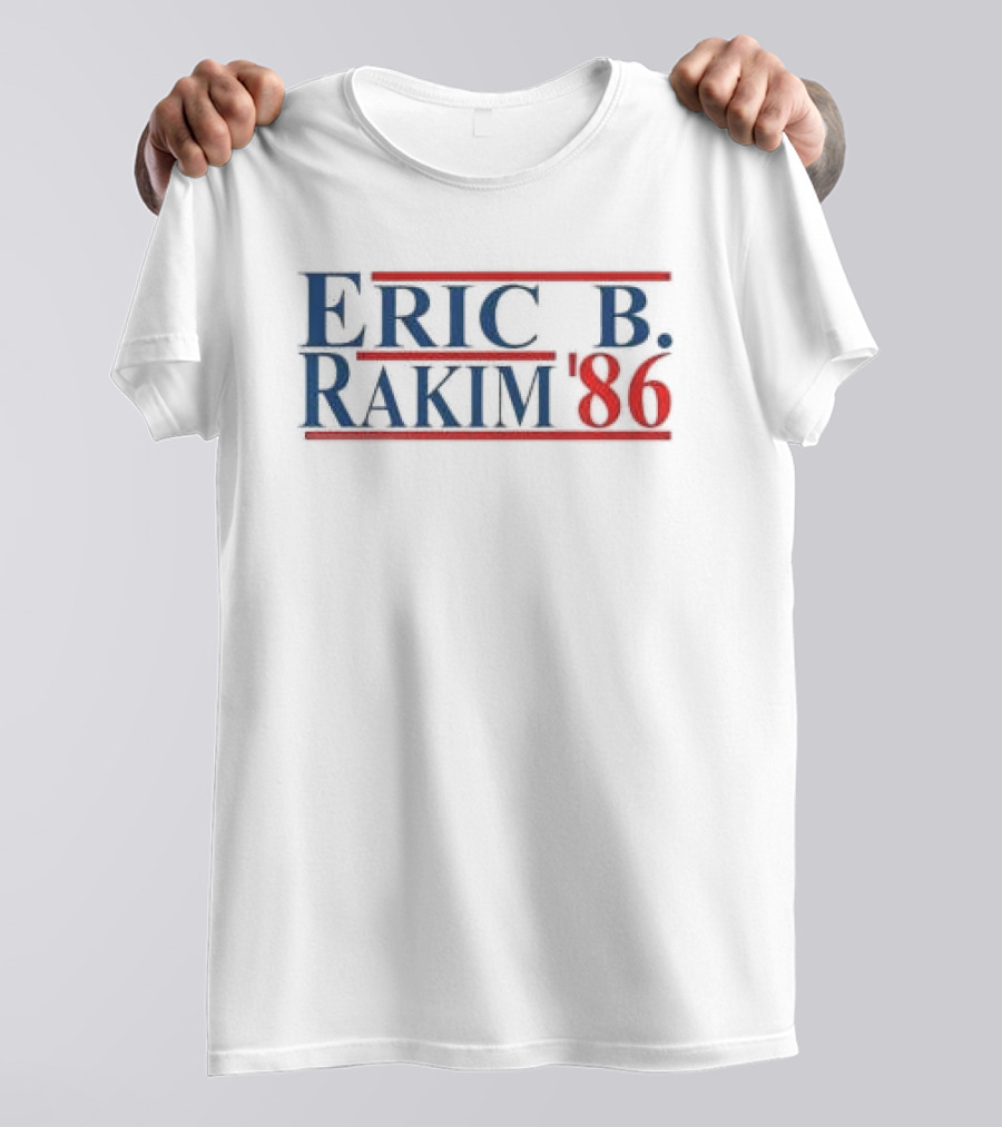 Eric B Rakim 86 Retro Hip Hop Tribute T-Shirt