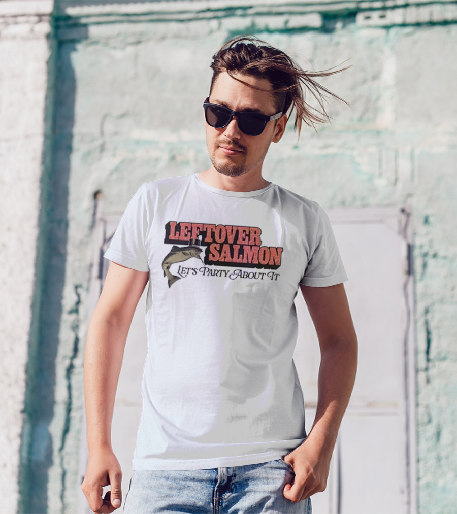 Leftover Salmon Let's Party About It Fish Graphic T-Shirt