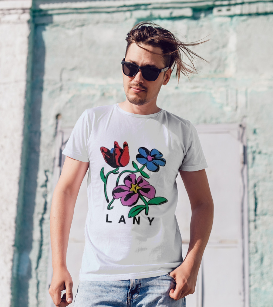 Lany ILYSB Colorful Flowers Artwork T-Shirt