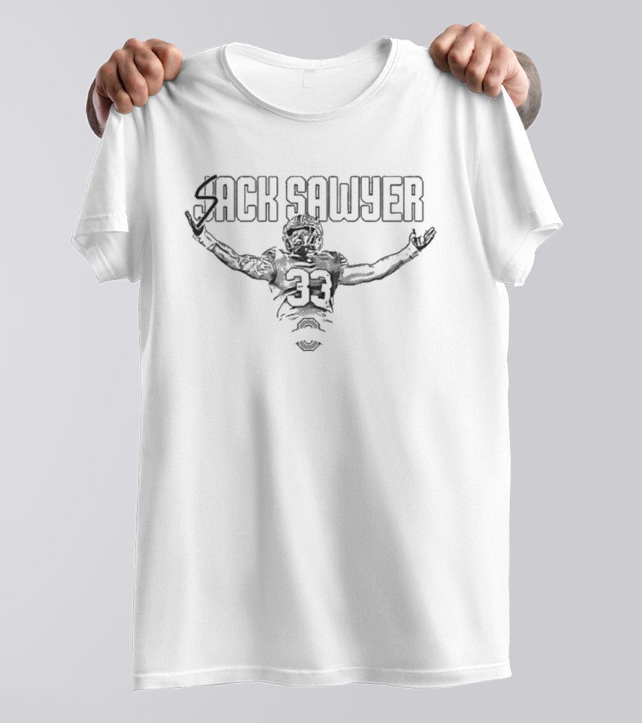 Jack Sawyer Sack Sawyer Ohio State Football Player 33 T-Shirt