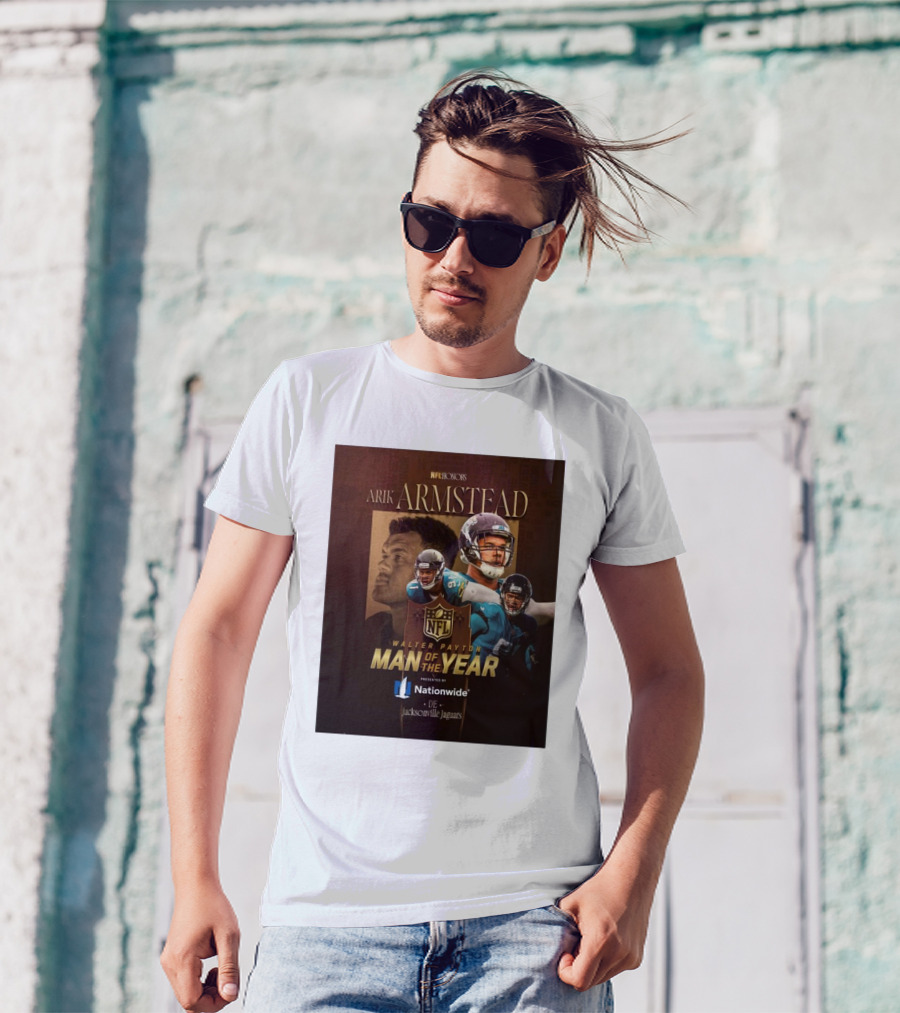 Jacksonville Jaguars Arik Armstead NFL Honors Walter Payton Man Of The Year 2024 T-Shirt