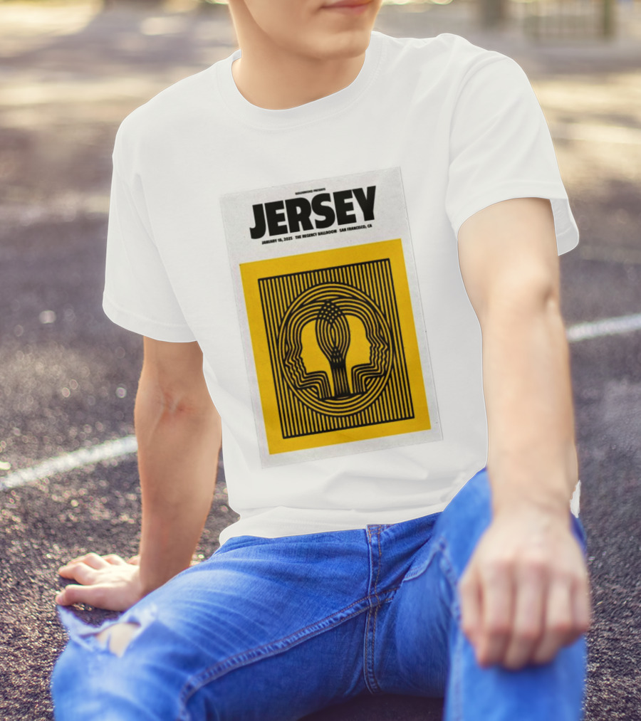 Goldenvoice Presents Jersey January 18, 2025 The Regency Ballroom San Francisco CA T-Shirt