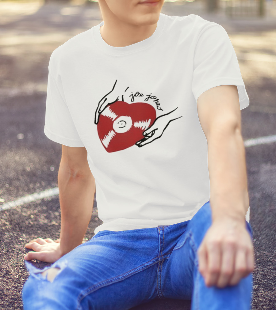 Joe Jonas Vinyl Heart Record T-Shirt
