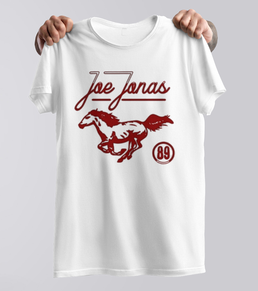 Joe Jonas Mustang 89 Retro Ringer Style T-Shirt