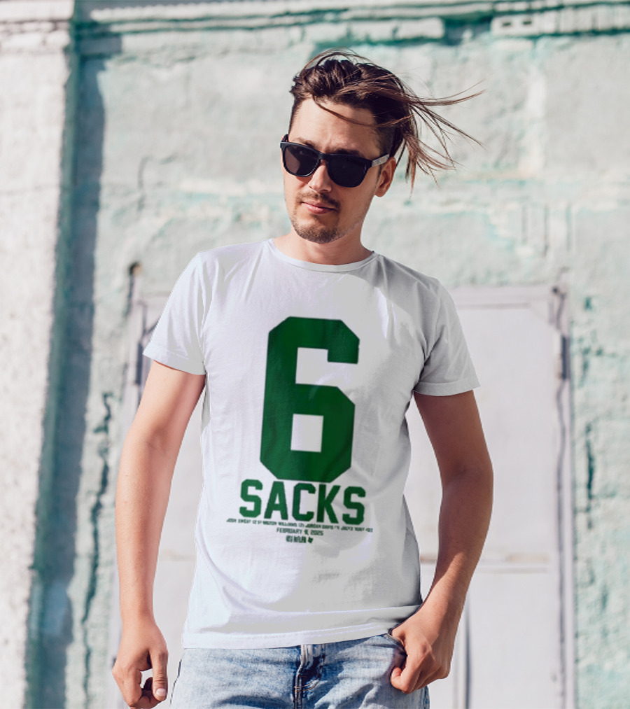 Josh Sweat Milton Williams Jordan Davis Jalyx Hunt 6 Sacks T-Shirt