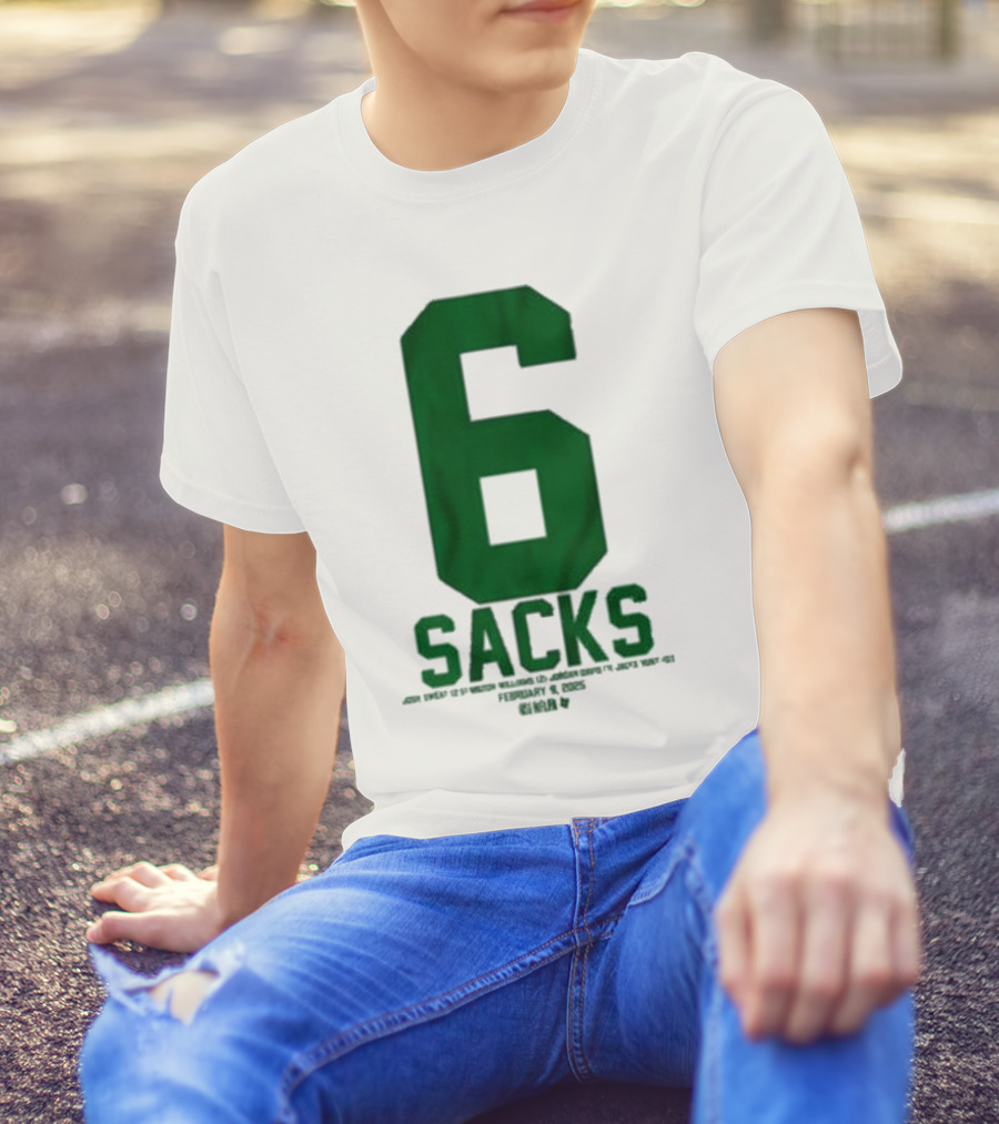 Josh Sweat Milton Williams Jordan Davis Jalyx Hunt 6 Sacks T-Shirt