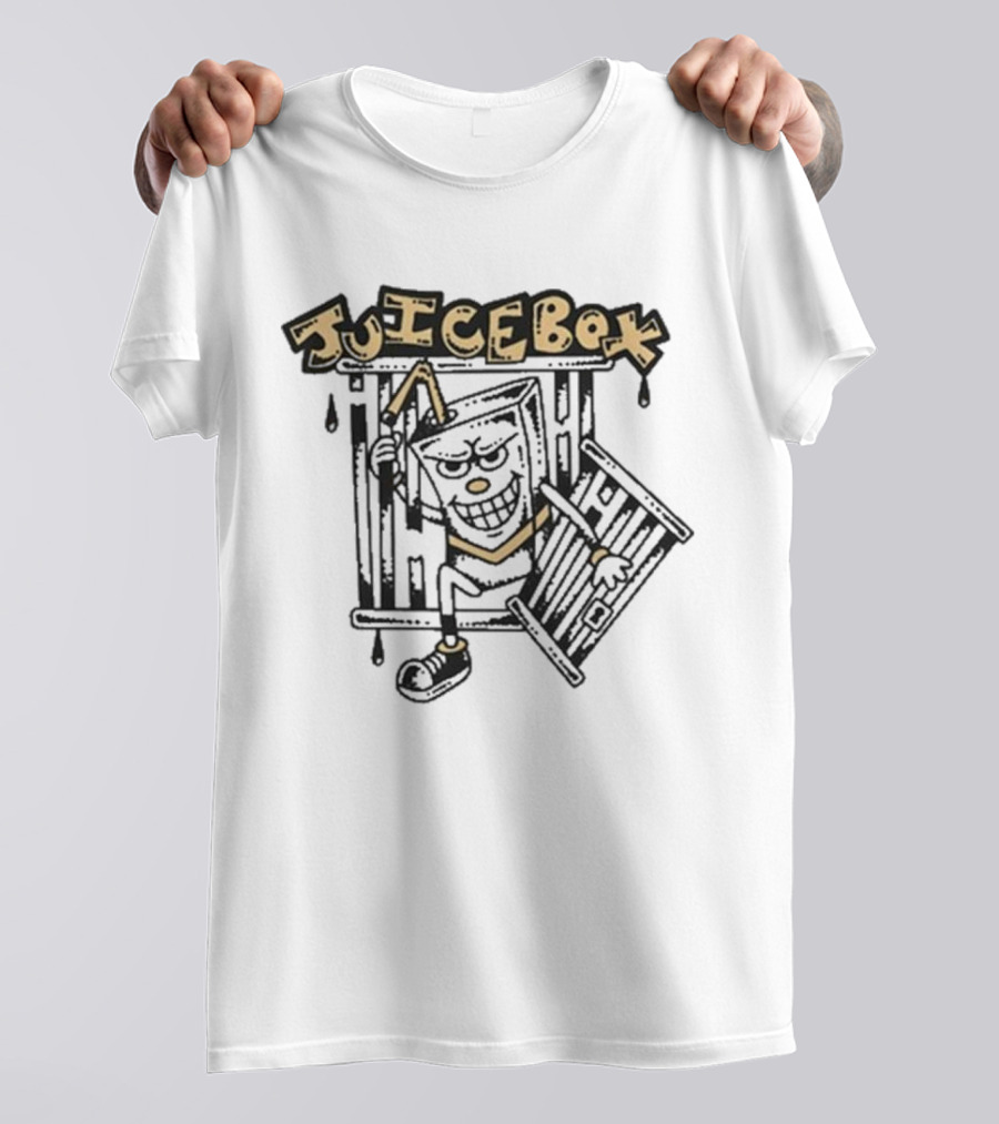 Juicebox Juiceman Doorway Drip Comic Art T-Shirt