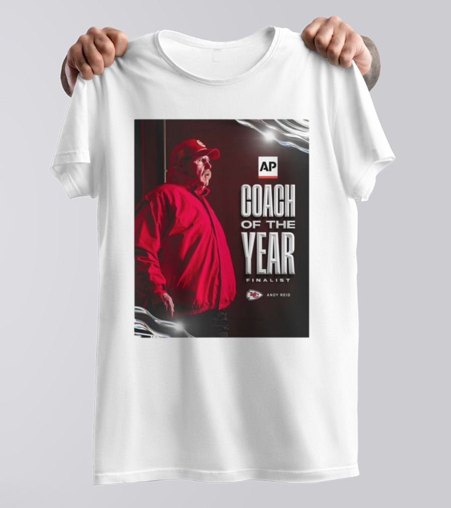 AP Coach Of The Year Finalist Andy Reid Kansas City Chiefs T-Shirt