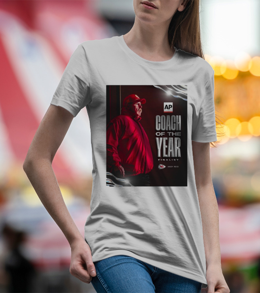 AP Coach Of The Year Finalist Andy Reid Kansas City Chiefs T-Shirt