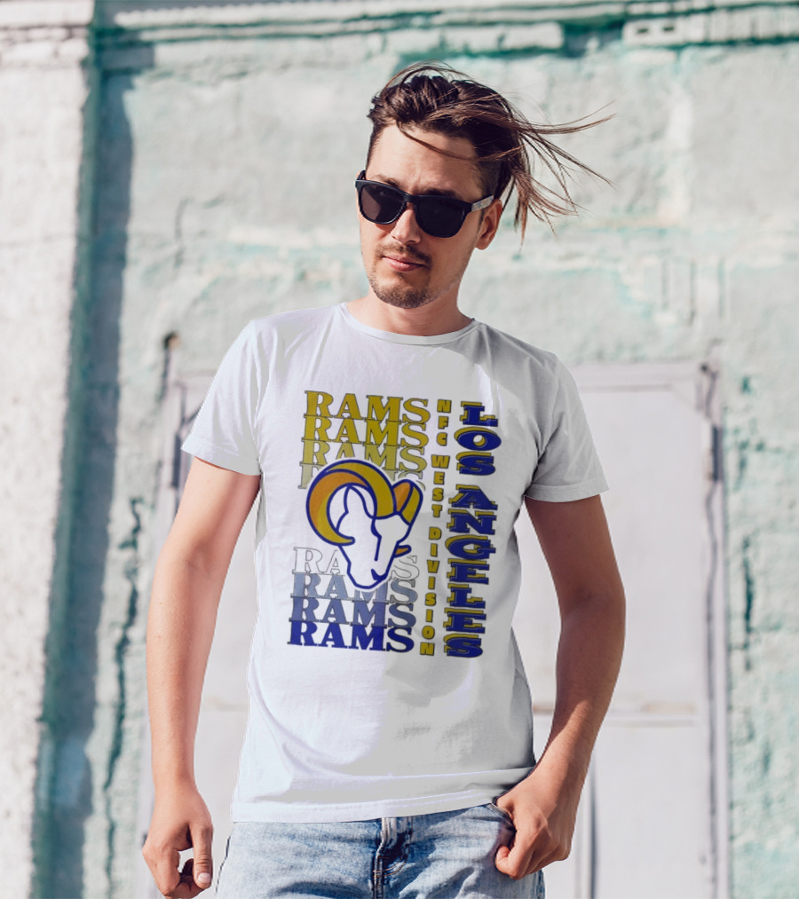 Rams Los Angeles NFC West Division T-Shirt
