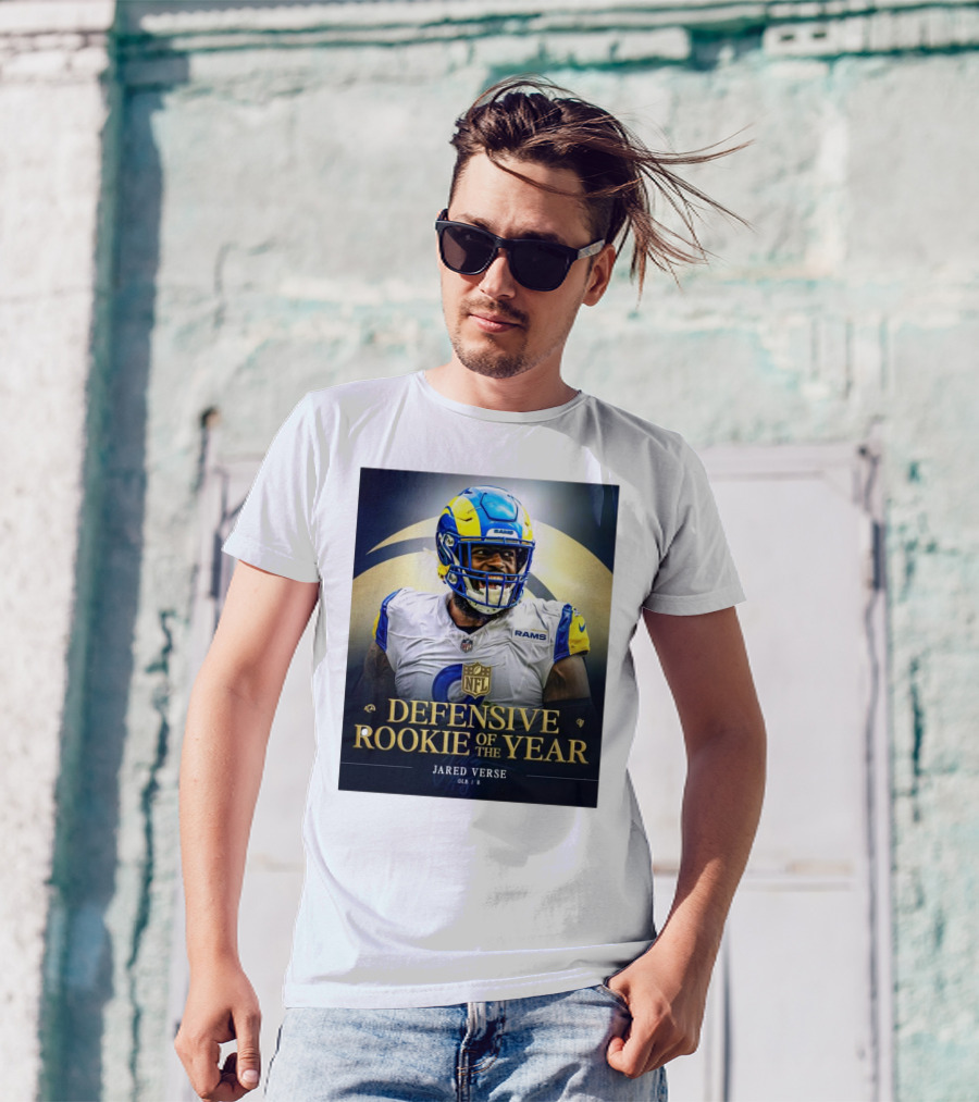 Los Angeles Rams NFL Defensive Rookie Of The Year Jared Verse OLB 2024 T-Shirt