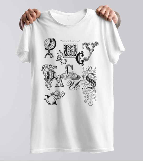 Lucy Dacus Write A Book On You 7-Inch Singles Characters T-Shirt