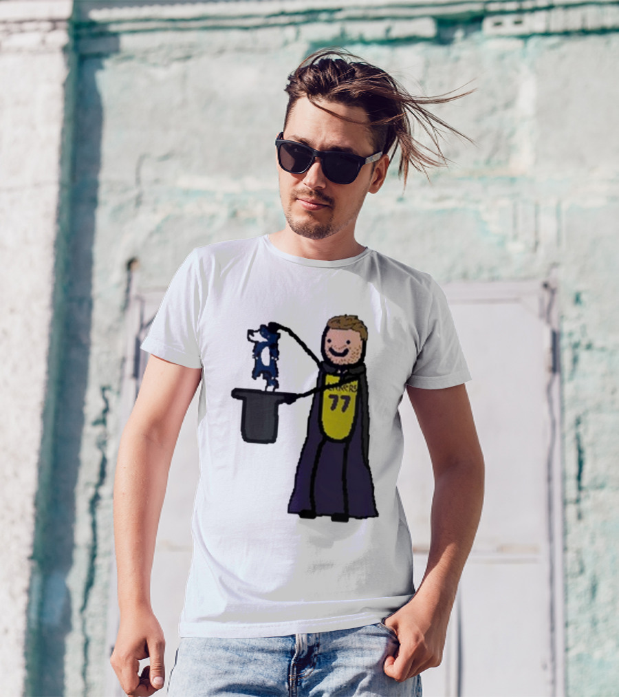 Luka Doncic 77 Lakers Magic Cartoon T-Shirt