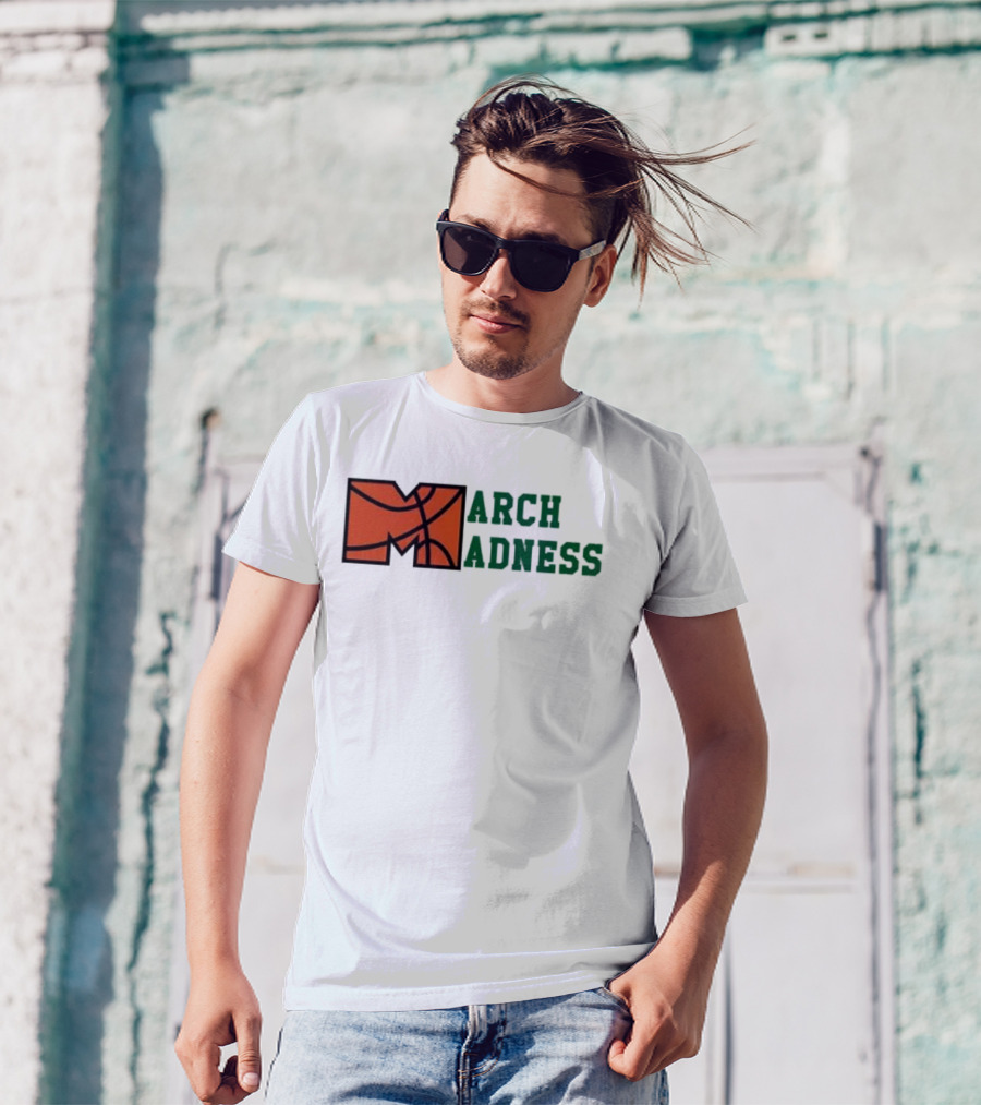 March Madness Basketball M Arch Adness T-Shirt