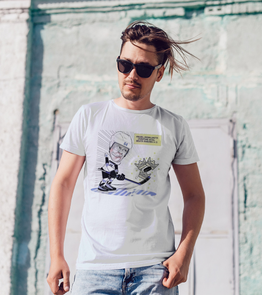 Mikael Granlund Overtime Goal Wins 4-3 Against Sweden With Hockey Crown Icon T-Shirt