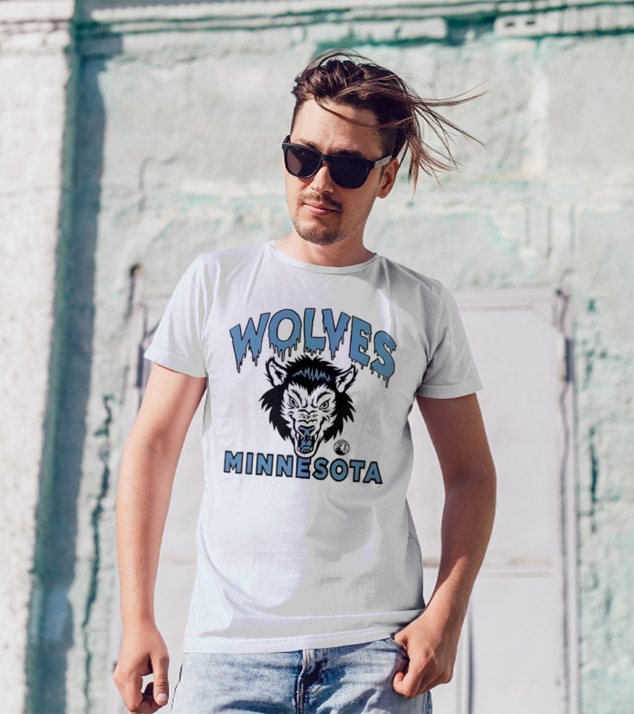 Minnesota Wolves Mascot Tri-Blend T-Shirt