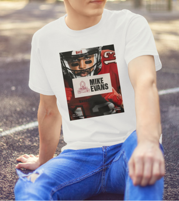 Pro Bowl Games 2025 Mike Evans Tampa Bay Buccaneers Jan 30 – Feb 2 Orlando Florida T-Shirt