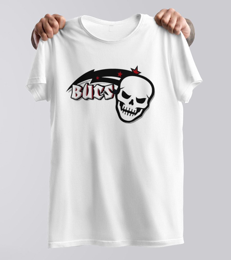 NFL NBA Tampa Bay Buccaneers Orlando Magic Stars Red Blue T-Shirt