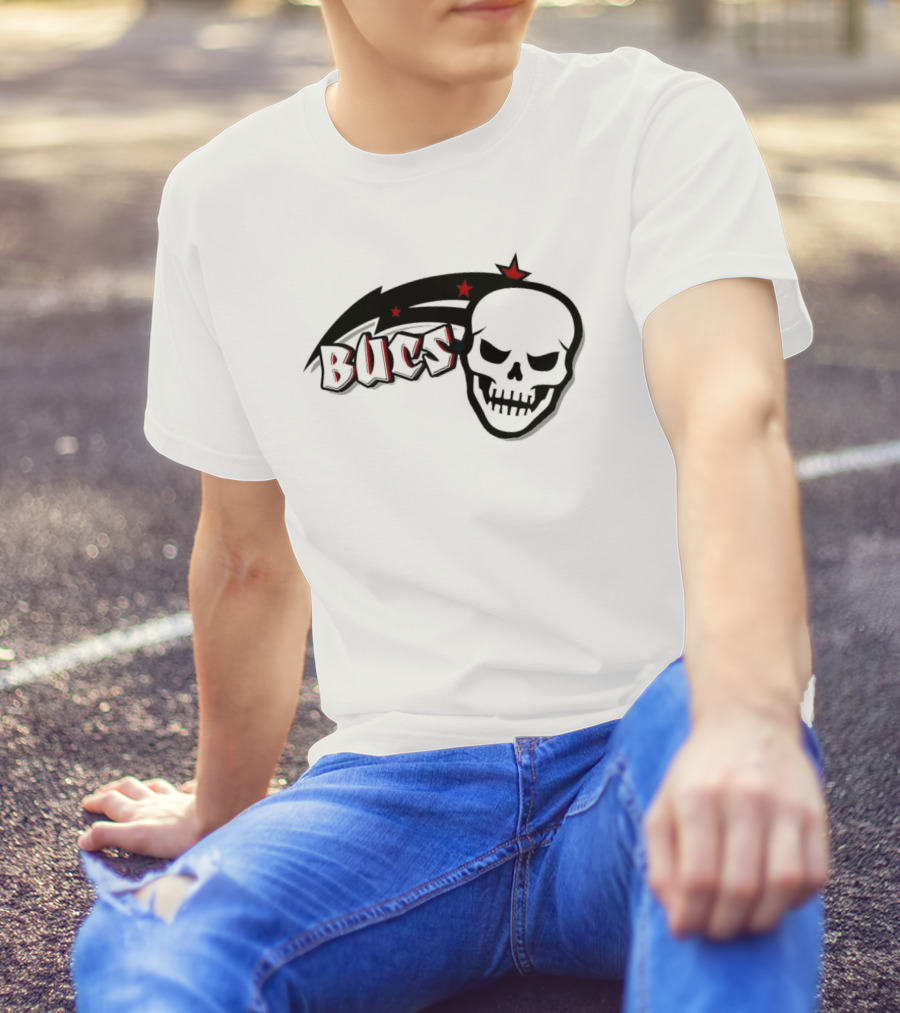 NFL NBA Tampa Bay Buccaneers Orlando Magic Stars Red Blue T-Shirt