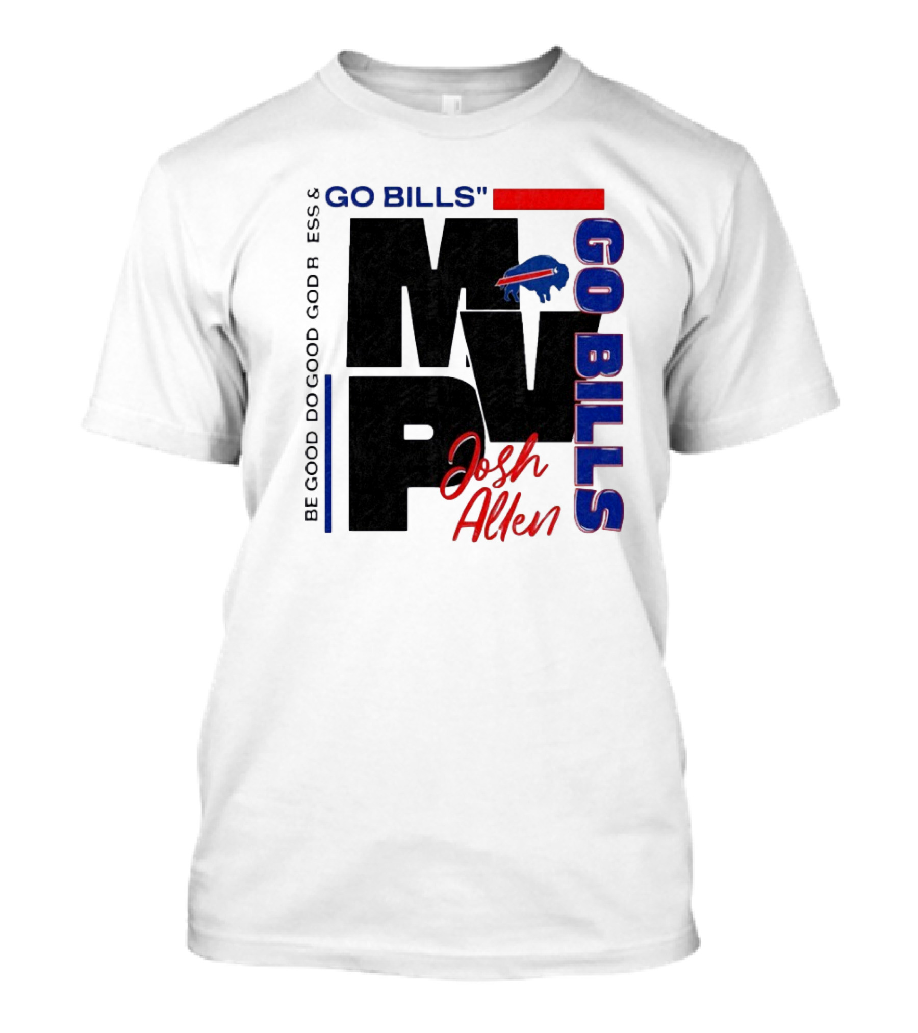 "Go Bills Josh Allen MVP Buffalo Football" T-Shirt