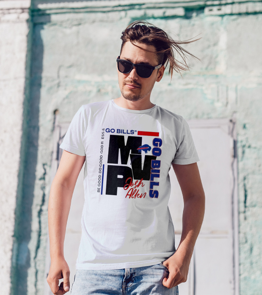 "Go Bills Josh Allen MVP Buffalo Football" T-Shirt